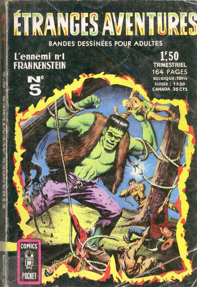 Cover for Etranges Aventures (Arédit-Artima, 1966 series) #5