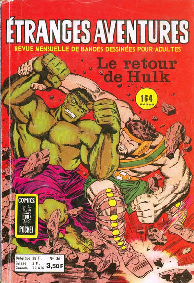 Cover for Etranges Aventures (Arédit-Artima, 1966 series) #36