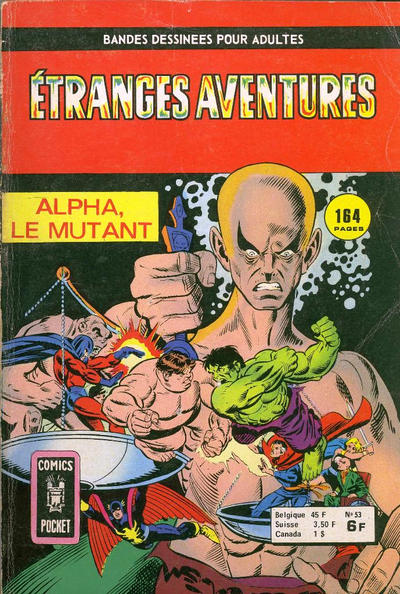 Cover for Etranges Aventures (Arédit-Artima, 1966 series) #53
