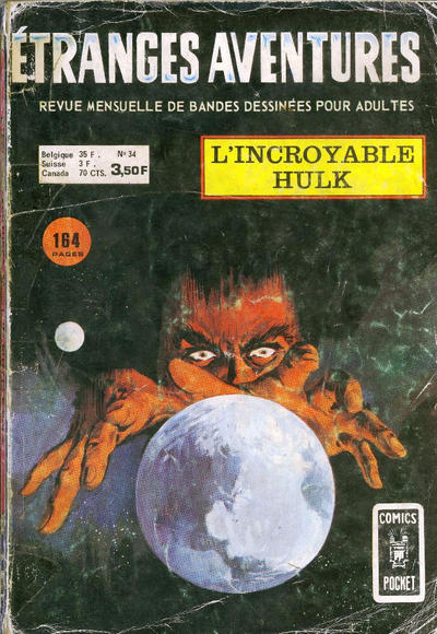 Cover for Etranges Aventures (Arédit-Artima, 1966 series) #34