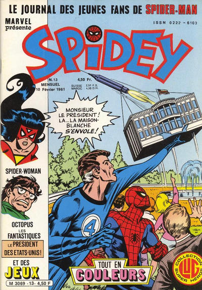 Cover for Spidey (Editions Lug, 1979 series) #13