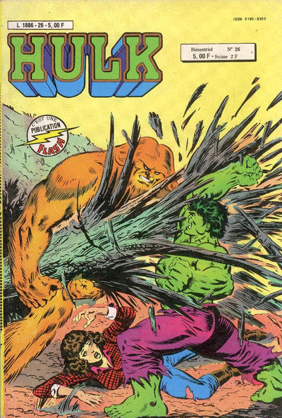 Cover for Hulk (Arédit-Artima, 1976 series) #26