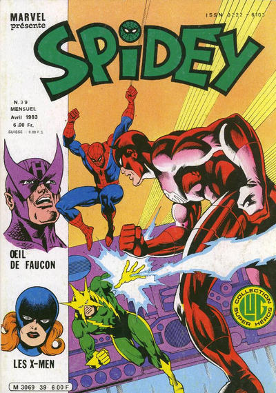 Cover for Spidey (Editions Lug, 1979 series) #39