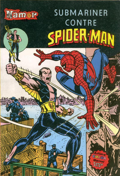 Cover for Namor (Arédit-Artima, 1979 series) #8 - Submariner contre Spider-Man