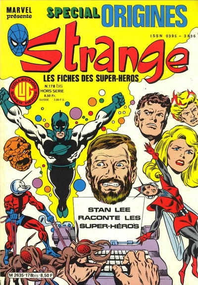 Cover for Strange Spécial Origines (Editions Lug, 1981 series) #178
