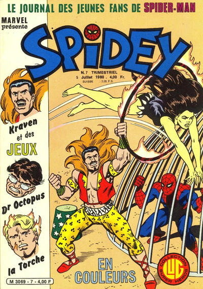 Cover for Spidey (Editions Lug, 1979 series) #7