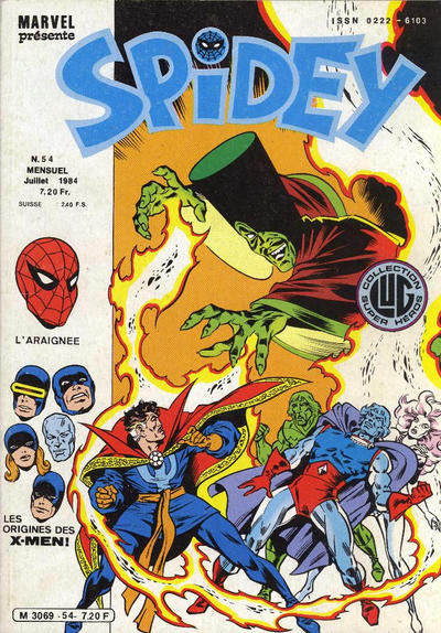 Cover for Spidey (Editions Lug, 1979 series) #54