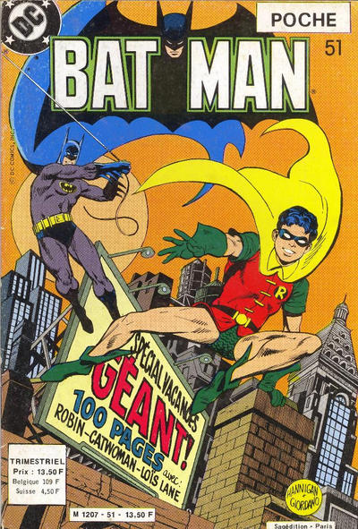 Cover for Batman Poche (Sage - Sagédition, 1976 series) #51