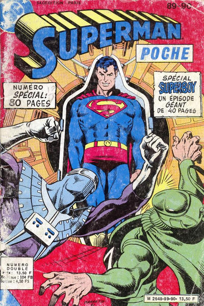 Cover for Superman Poche (Sage - Sagédition, 1976 series) #89-90