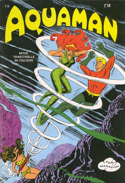 Cover for Aquaman (Arédit-Artima, 1970 series) #12
