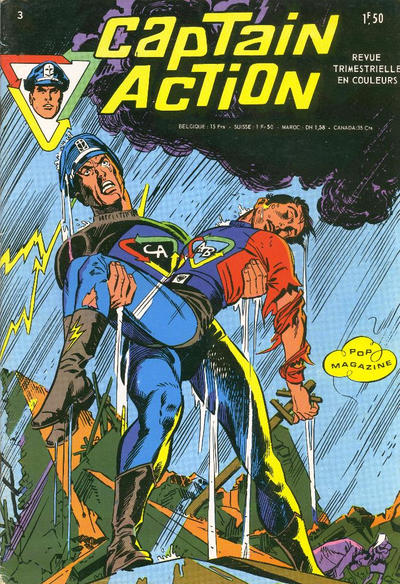 Cover for Captain Action (Arédit-Artima, 1971 series) #3