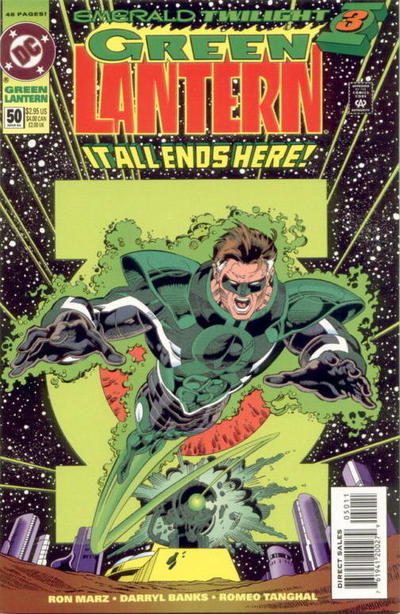 Cover for Green Lantern (DC, 1990 series) #50 [Direct Sales]