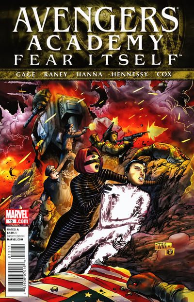 Cover for Avengers Academy (Marvel, 2010 series) #15