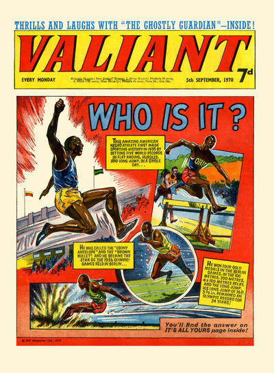 Cover for Valiant (IPC, 1964 series) #5 September 1970