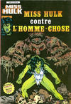 Cover for Miss Hulk (Arédit-Artima, 1980 series) #3 - Miss Hulk contre l'Homme-Chose
