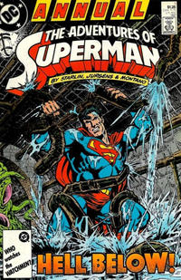 Cover for Adventures of Superman Annual (DC, 1987 series) #1 [Direct]