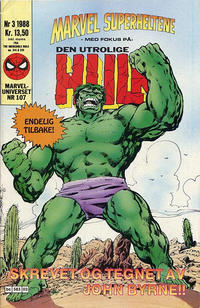 Cover Thumbnail for Marvel Superheltene (Semic, 1987 series) #3/1988