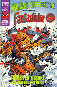 Cover Thumbnail for Marvel Superheltene (Semic, 1987 series) #1/1989