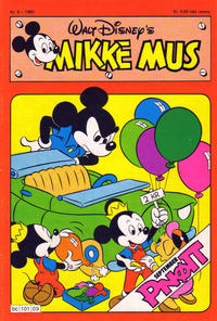 Cover for Mikke Mus (Hjemmet / Egmont, 1980 series) #9/1980