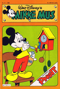 Cover Thumbnail for Mikke Mus (Hjemmet / Egmont, 1980 series) #11/1980
