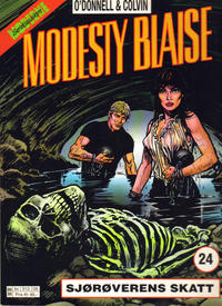 Cover Thumbnail for Modesty Blaise (Hjemmet / Egmont, 1998 series) #24 - Sjørøverens skatt