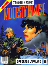 Cover Thumbnail for Modesty Blaise (Semic, 1988 series) #16 - Oppdrag i Lappland
