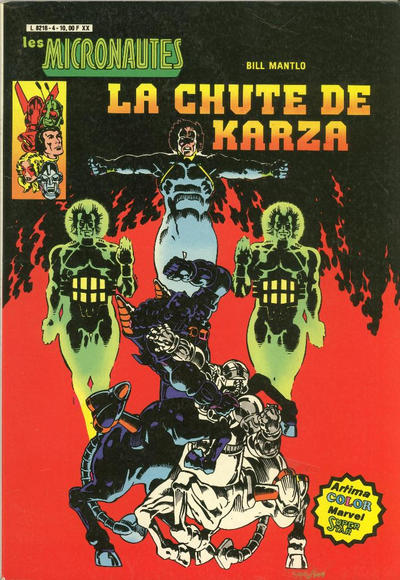 Cover for Les Micronautes (Arédit-Artima, 1980 series) #4 - La chute de Karza