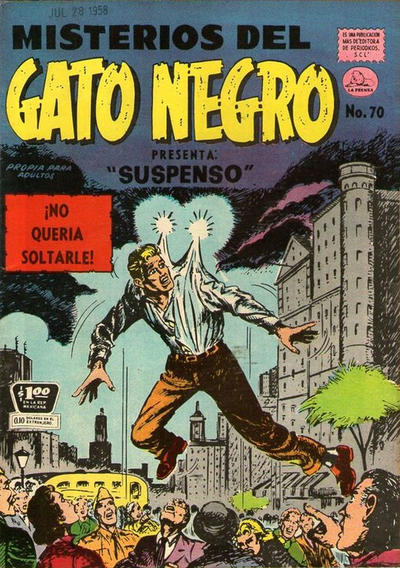 Cover for Misterios del Gato Negro (Editora de Periódicos, S. C. L. "La Prensa", 1953 series) #70