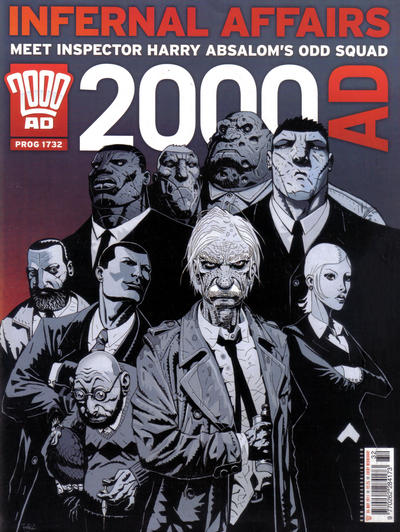 Cover for 2000 AD (Rebellion, 2001 series) #1732