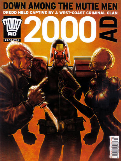 Cover for 2000 AD (Rebellion, 2001 series) #1733