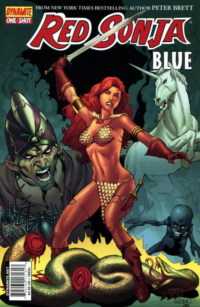 Cover for Red Sonja: Blue (Dynamite Entertainment, 2011 series) [Mel Rubi Cover]