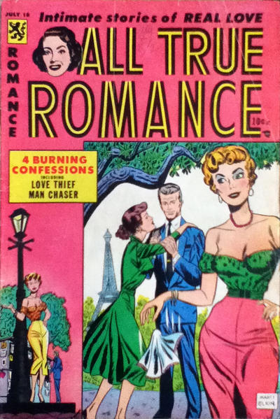 Cover for All True Romance (Comic Media, 1951 series) #18