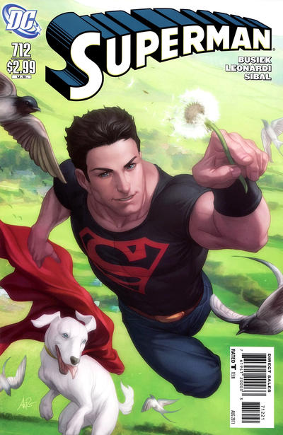 Cover for Superman (DC, 2006 series) #712 [Stanley "Artgerm" Lau Cover]