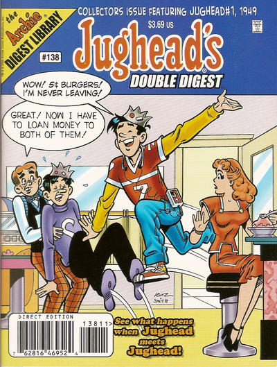 Cover for Jughead's Double Digest (Archie, 1989 series) #138 [Direct Edition]