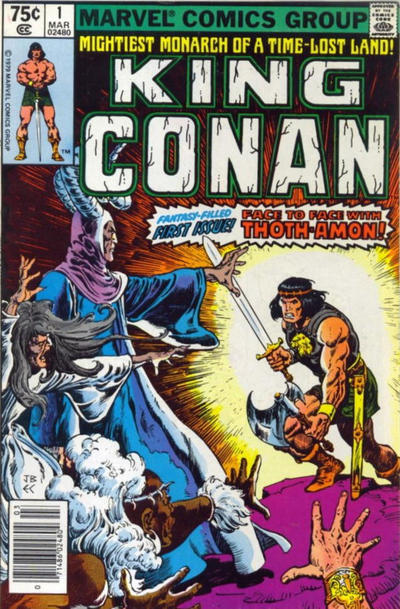 Cover for King Conan (Marvel, 1980 series) #1 [Newsstand]