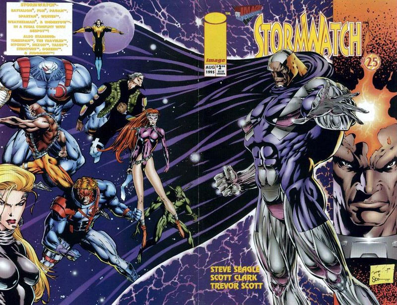 Cover for Stormwatch (Image, 1993 series) #25 [Second Printing]