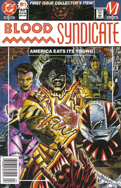 Cover for Blood Syndicate (DC, 1993 series) #1 [Newsstand]
