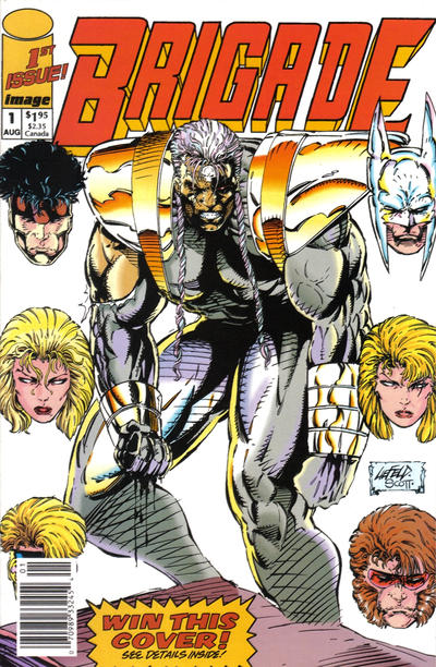 Cover for Brigade (Image, 1992 series) #1 [Newsstand]