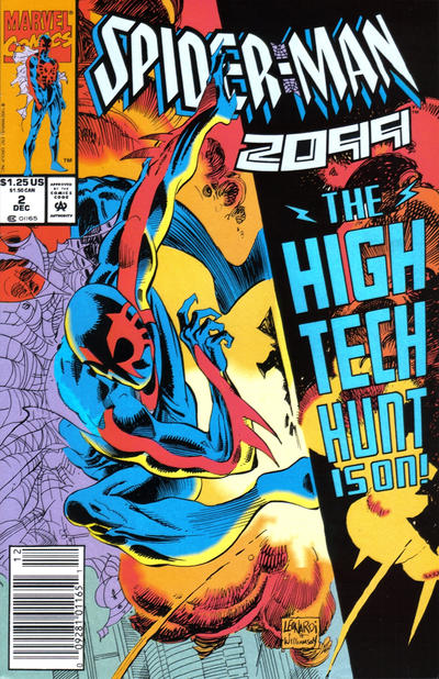Cover for Spider-Man 2099 (Marvel, 1992 series) #2 [Newsstand]
