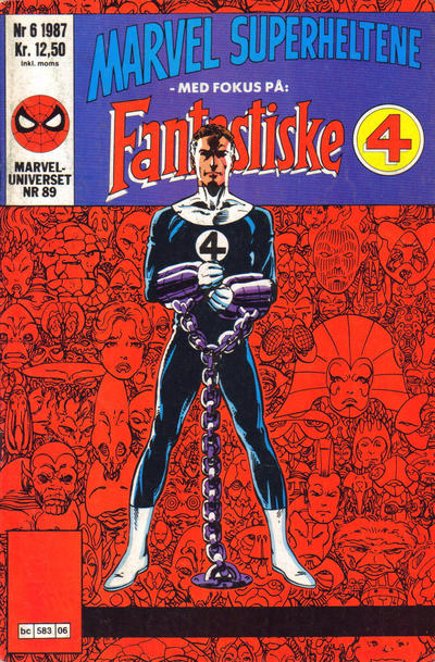 Cover for Marvel Superheltene (Semic, 1987 series) #6/1987