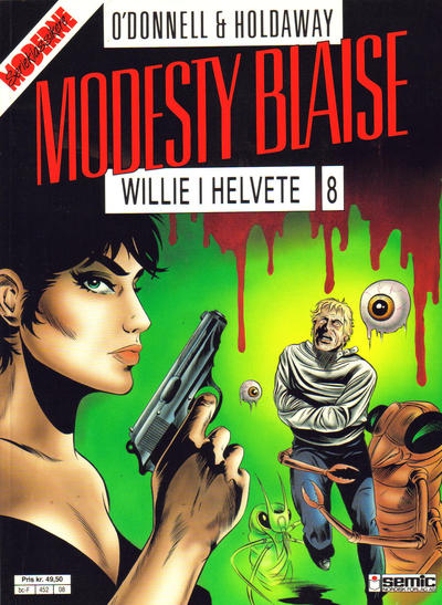 Cover for Modesty Blaise (Semic, 1988 series) #8 - Willie i helvete