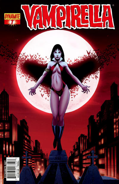 Cover for Vampirella (Dynamite Entertainment, 2010 series) #7 [Walter Geovani Cover]