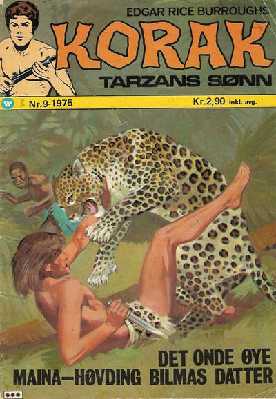 Cover for Korak (Illustrerte Klassikere / Williams Forlag, 1966 series) #9/1975