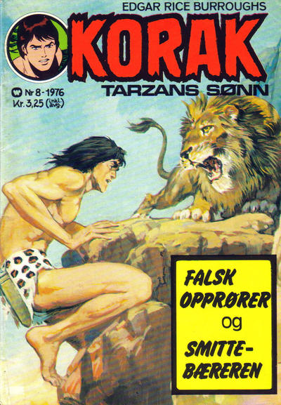 Cover for Korak (Illustrerte Klassikere / Williams Forlag, 1966 series) #8/1976