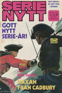 Cover Thumbnail for Serie-nytt [delas?] (Semic, 1970 series) #1/1974
