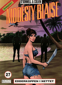 Cover Thumbnail for Modesty Blaise (Hjemmet / Egmont, 1998 series) #27 - Edderkoppen i nettet