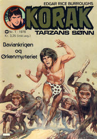 Cover Thumbnail for Korak (Illustrerte Klassikere / Williams Forlag, 1966 series) #1/1976