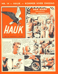 Cover for Hauk (Serieforlaget / Se-Bladene / Stabenfeldt, 1955 series) #14/1957
