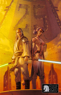 Cover Thumbnail for Star Wars: Jedi - The Dark Side (Dark Horse, 2011 series) #1 [25th Anniversary Cover]