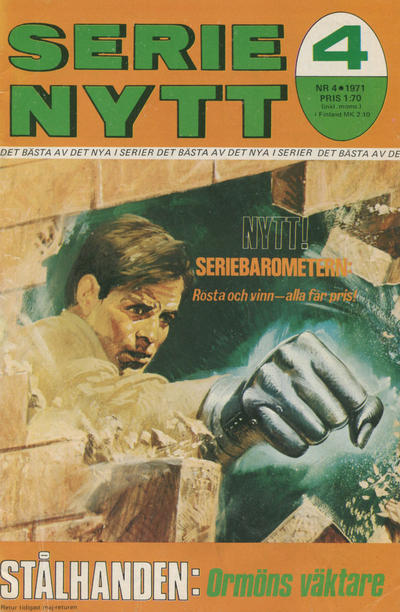 Cover for Serie-nytt [delas?] (Semic, 1970 series) #4/1971